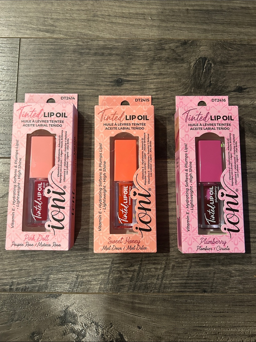 Ioni Tinted Lip Oil Set NEW